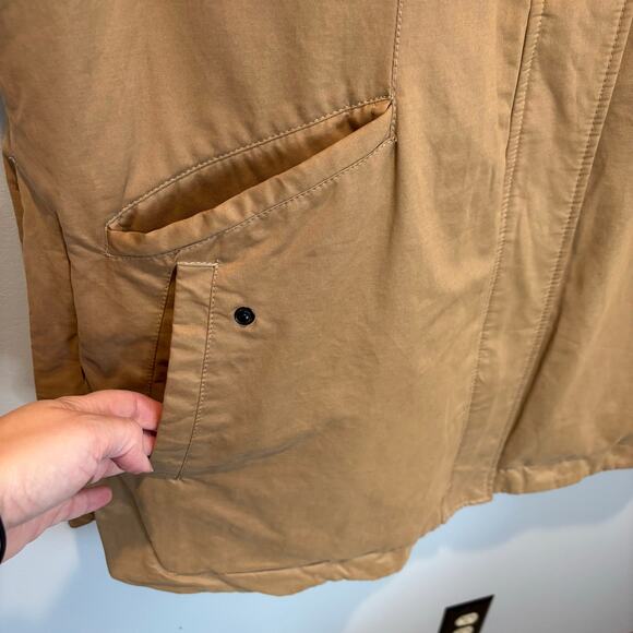 Derek Lam 10 Crosby Tan Long Length Vest - size XL - Picture 2 of 10